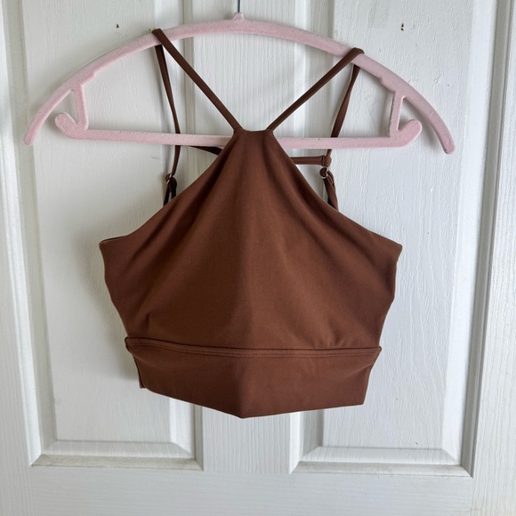 Buffbunny Collection Tops - Buff Bunny Brown Strappy Top Sports Bra